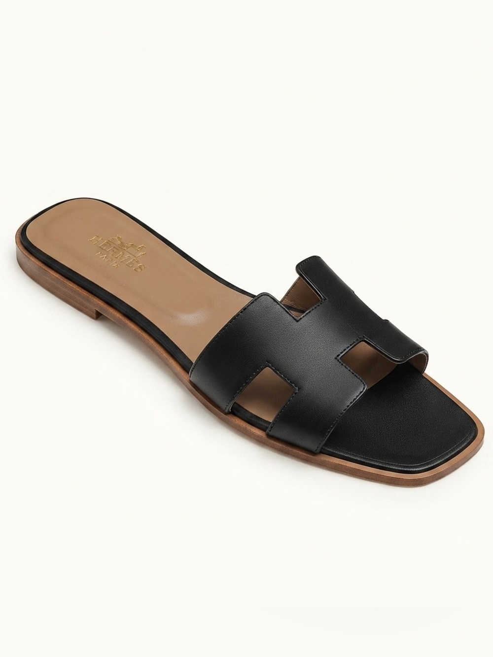 Y2K Black Slide Sandals with open toe  - Women Size 39